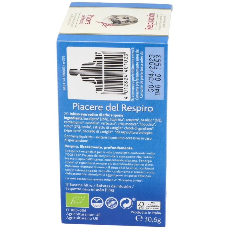 Yogi Tea Respiración 15 sobres | Farmacia Barata Yogi Tea Respiración 15 sobres | Farmacia Barata