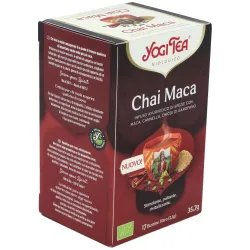 Yogi Tea Maca Chai Orgánico 17 sobres | Farmacia Barata