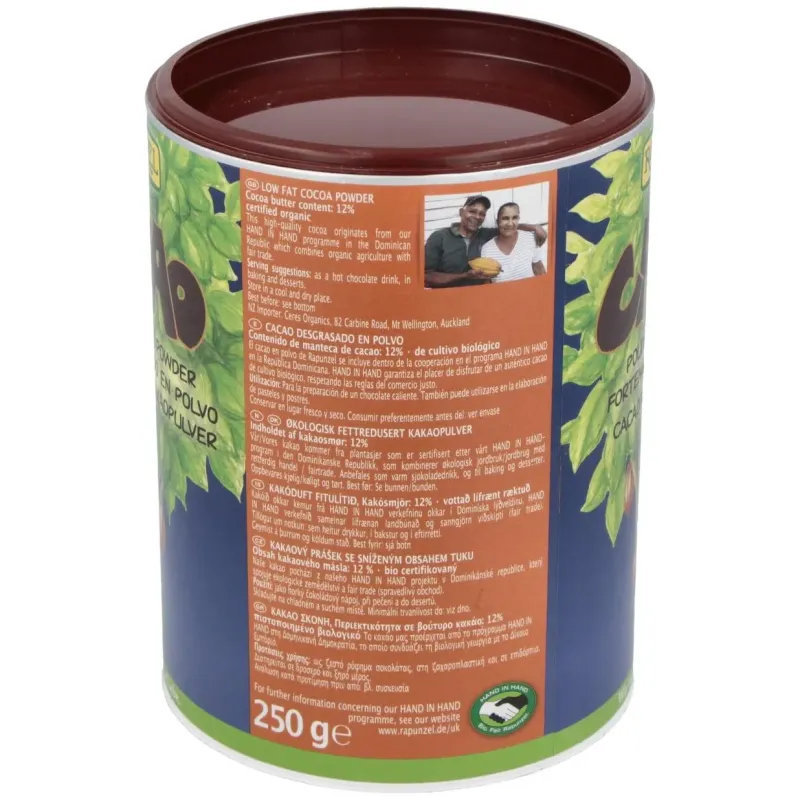 Cacao en Polvo Rapunzel 250 g | Farmacia Barata Cacao en Polvo Rapunzel 250 g | Farmacia Barata