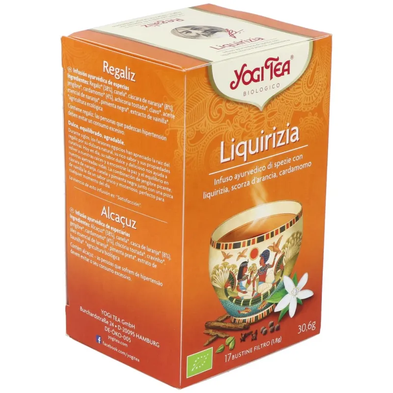 Yogi Tea Regaliz 17 sobres | Farmacia Barata