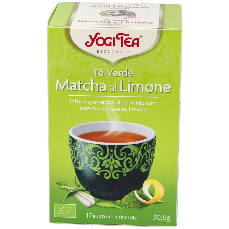Yogi Tea Té Verde Matcha Limón 20 sobres | Farmacia Barata Yogi Tea Té Verde Matcha Limón 20 sobres | Farmacia Barata