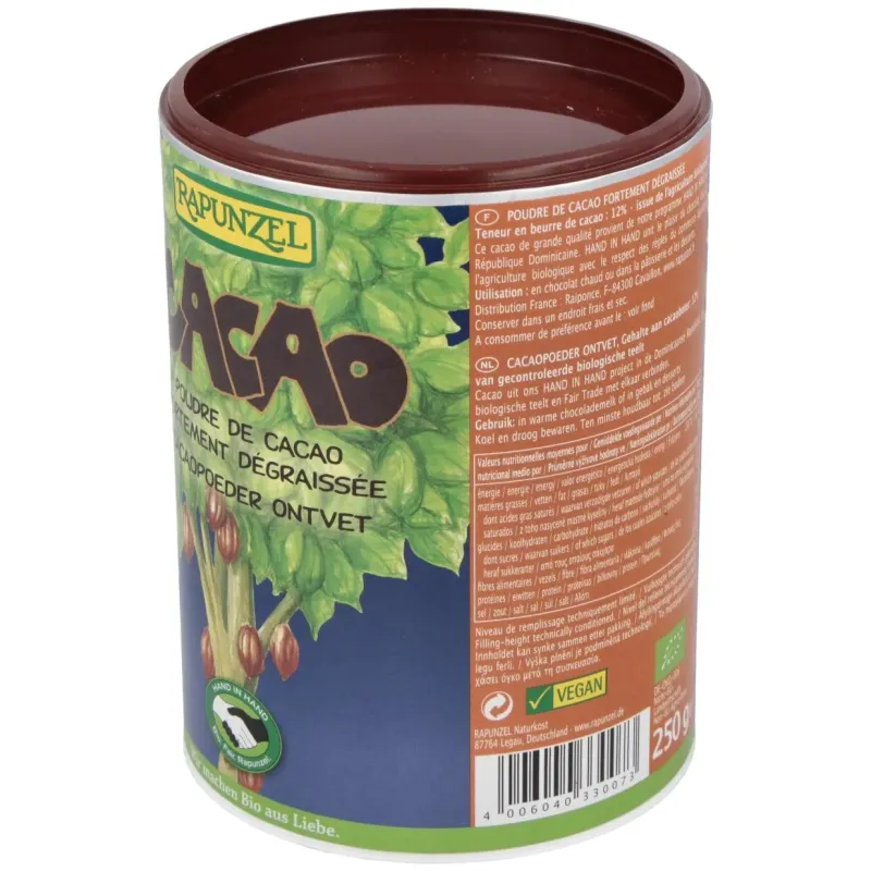 Cacao en Polvo Rapunzel 250 g | Farmacia Barata Cacao en Polvo Rapunzel 250 g | Farmacia Barata