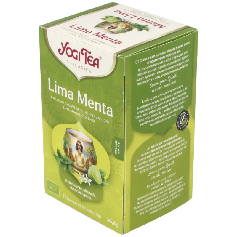 Yogi Tea Menta Lima 17 sobres | Farmacia Barata Yogi Tea Menta Lima 17 sobres | Farmacia Barata
