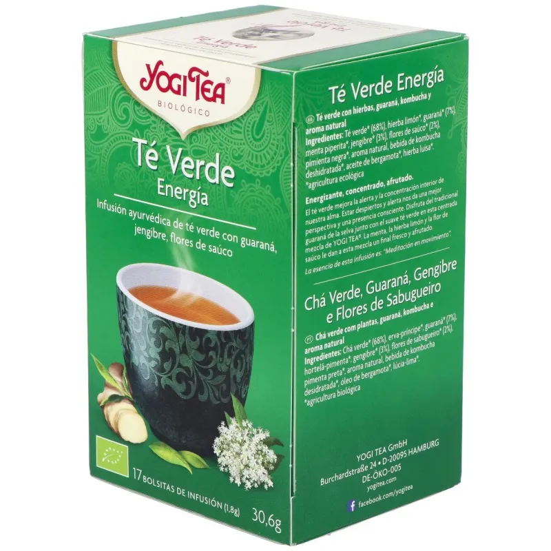 Yogi Tea Té Verde Energy | Farmacia Barata Yogi Tea Té Verde Energy | Farmacia Barata