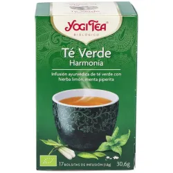Yogi Tea Te Verde Armonía, 17 sobres.