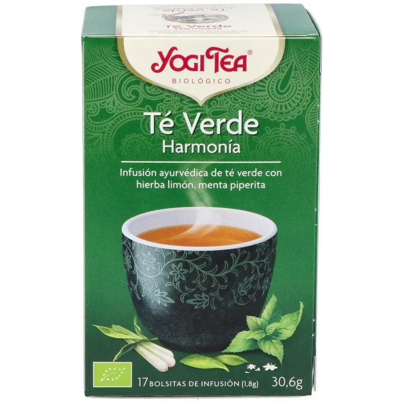 Yogi Tea Té Verde Armonía 17 sobres | Farmacia Barata Yogi Tea Té Verde Armonía 17 sobres | Farmacia Barata