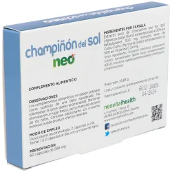 Neo Champiñón Sol 60 cápsulas | Farmacia Barata Neo Champiñón Sol 60 cápsulas | Farmacia Barata
