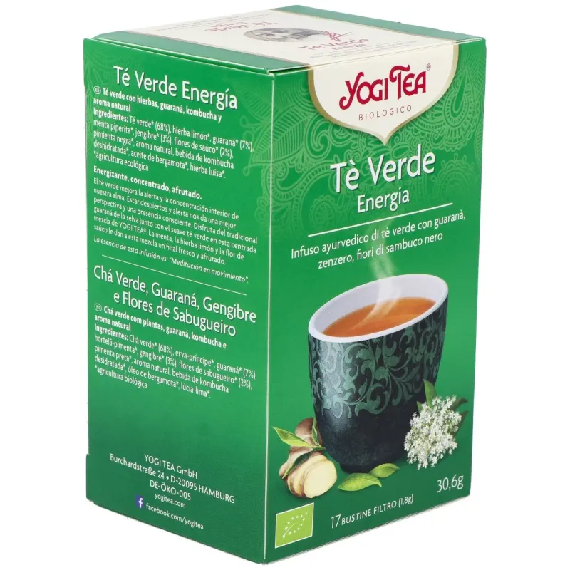 Yogi Tea Té Verde Energy | Farmacia Barata Yogi Tea Té Verde Energy | Farmacia Barata