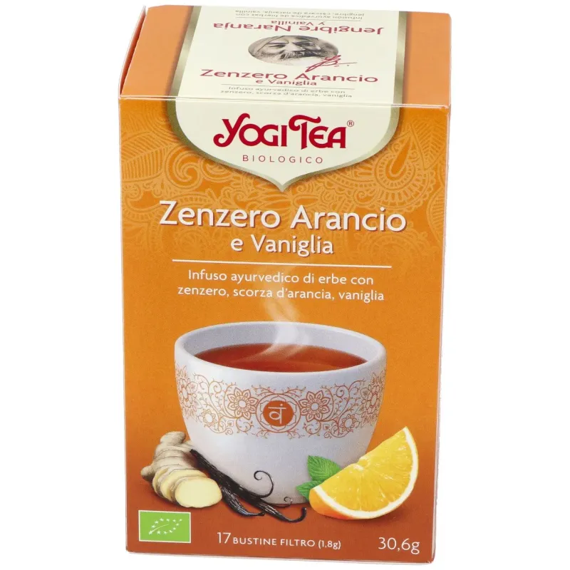 Yogi Tea Jengibre Naranja Vainilla | Farmacia Barata