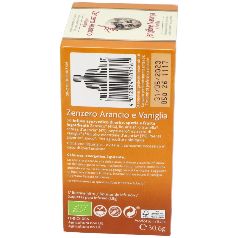 Yogi Tea Jengibre Naranja Vainilla | Farmacia Barata