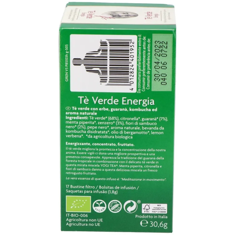 Yogi Tea Té Verde Energy | Farmacia Barata Yogi Tea Té Verde Energy | Farmacia Barata