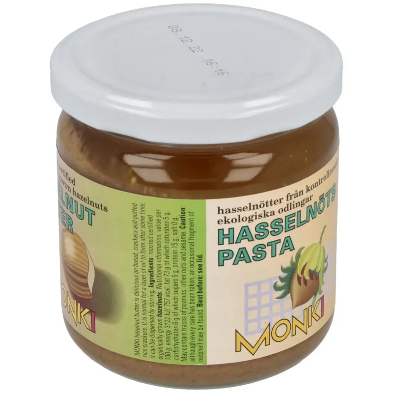 Crema de Avellana 330 g Eco Monki | Farmacia Barata Crema de Avellana 330 g Eco Monki | Farmacia Barata