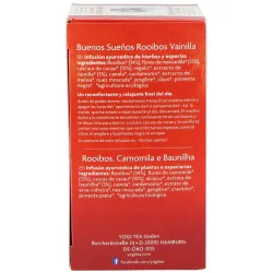 Yogi Tea Buenos Sueños Rooibos 20 Sobres | Farmacia Barata Yogi Tea Buenos Sueños Rooibos 20 Sobres | Farmacia Barata