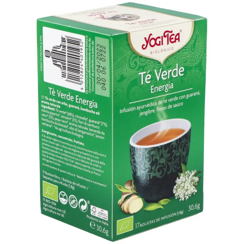 Yogi Tea Té Verde Energy | Farmacia Barata Yogi Tea Té Verde Energy | Farmacia Barata