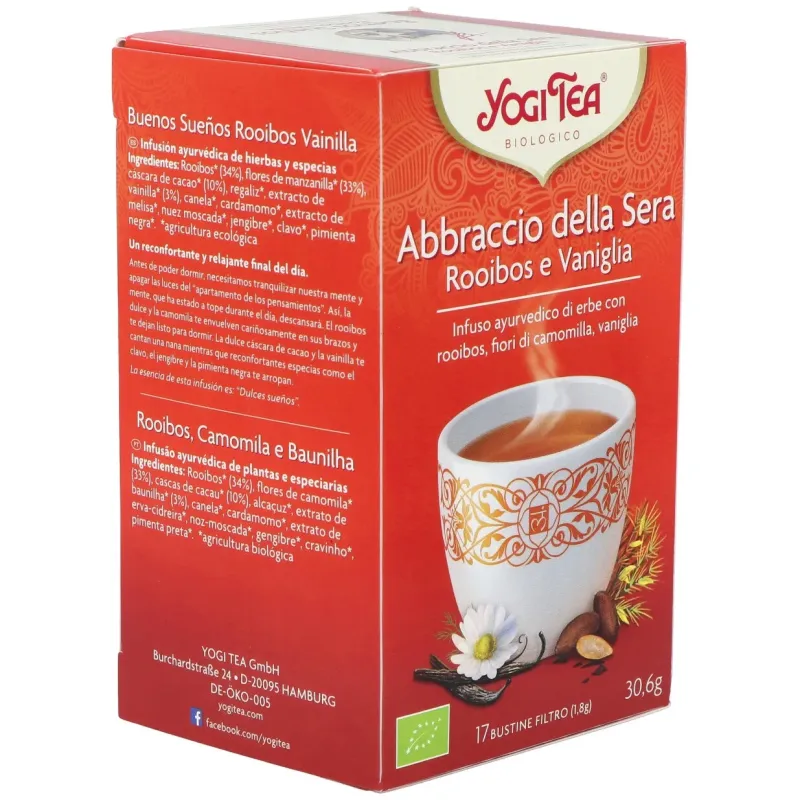 Yogi Tea Buenos Sueños Rooibos 20 Sobres | Farmacia Barata Yogi Tea Buenos Sueños Rooibos 20 Sobres | Farmacia Barata