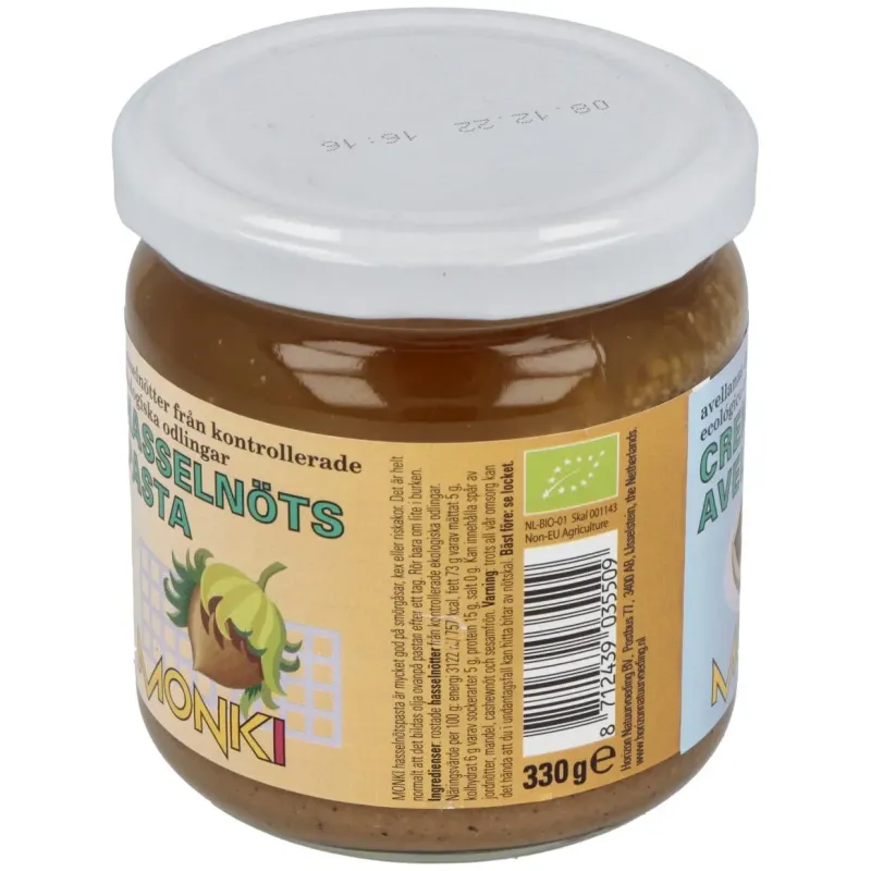 Crema de Avellana 330 g Eco Monki | Farmacia Barata Crema de Avellana 330 g Eco Monki | Farmacia Barata