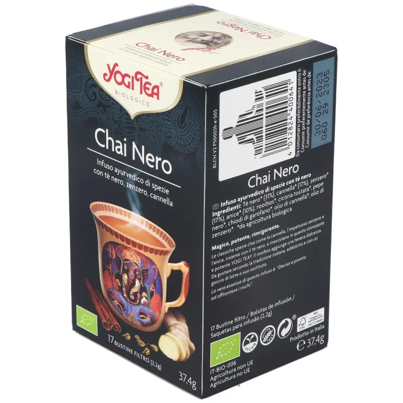 Yogi Tea Chai Negro 17 Sobres Bio | Farmacia Barata Yogi Tea Chai Negro 17 Sobres Bio | Farmacia Barata