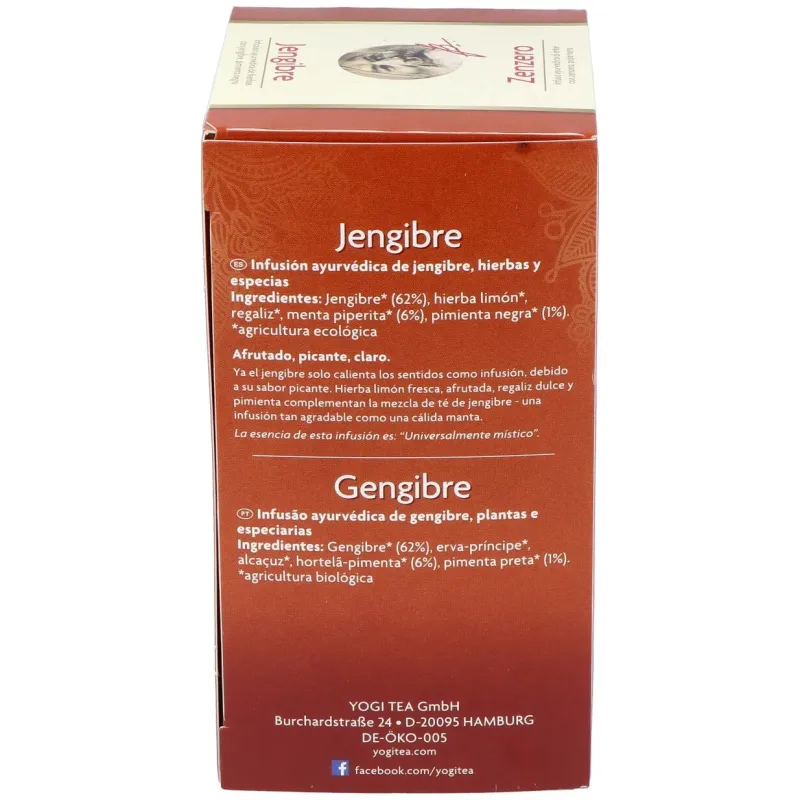 Yogi Tea Jengibre | Farmacia Barata Yogi Tea Jengibre | Farmacia Barata