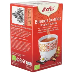 Yogi Tea Buenos Sueños Rooibos 20 Sobres | Farmacia Barata Yogi Tea Buenos Sueños Rooibos 20 Sobres | Farmacia Barata