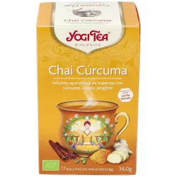 Yogi Tea Chai Cúrcuma, 17 sobres.