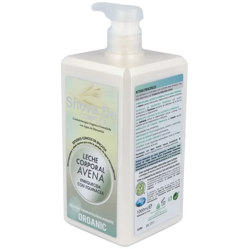 Leche Corporal Avena Shova 1000ml | Farmacia Barata