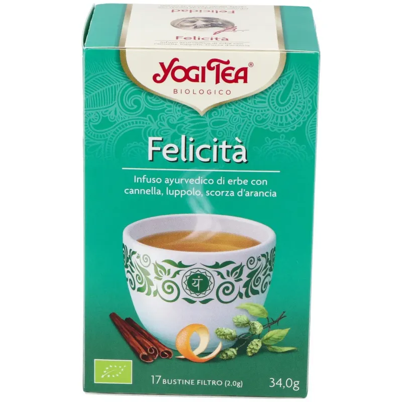 Yogi Tea Felicidad 17 sobres Bio | Farmacia Barata