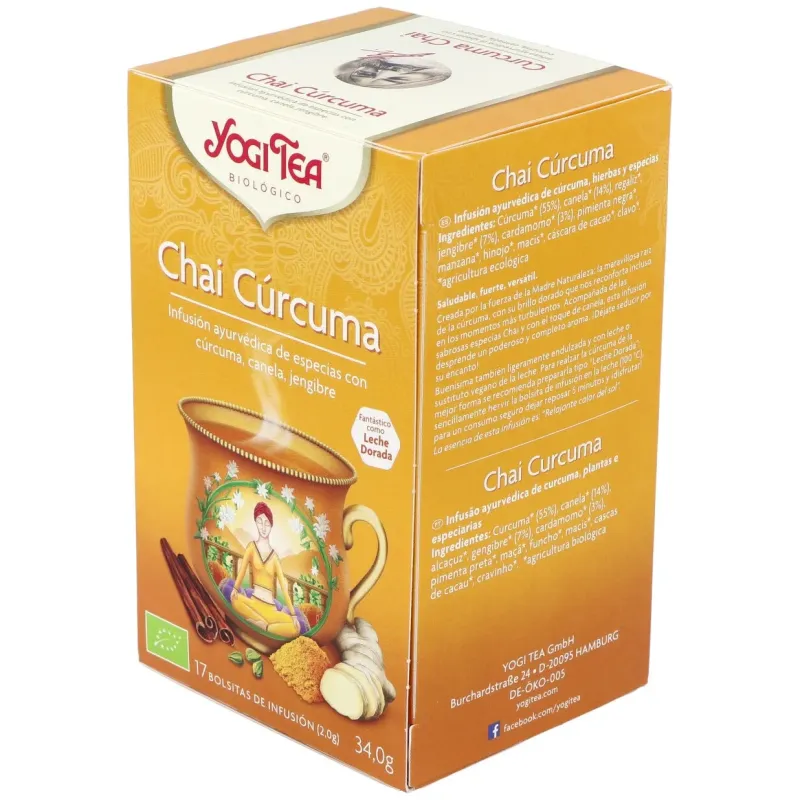 Yogi Tea Chai Cúrcuma | Farmacia Barata Yogi Tea Chai Cúrcuma | Farmacia Barata