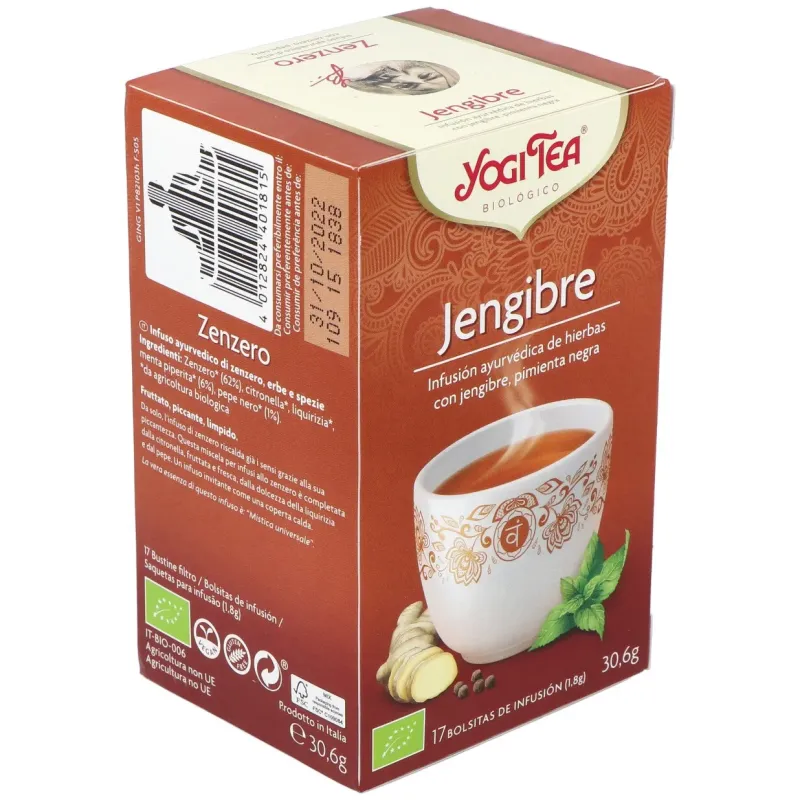 Yogi Tea Jengibre | Farmacia Barata Yogi Tea Jengibre | Farmacia Barata