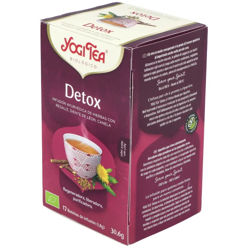 Yogi Tea Detox 17 sobres bio | Farmacia Barata Yogi Tea Detox 17 sobres bio | Farmacia Barata
