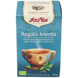 Yogi Tea Regaliz Menta, 15 sobres bio.