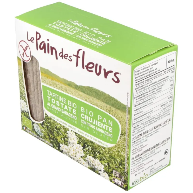 Pan de Fleurs Cracker Trigo Sarraceno 150g | Farmacia Barata