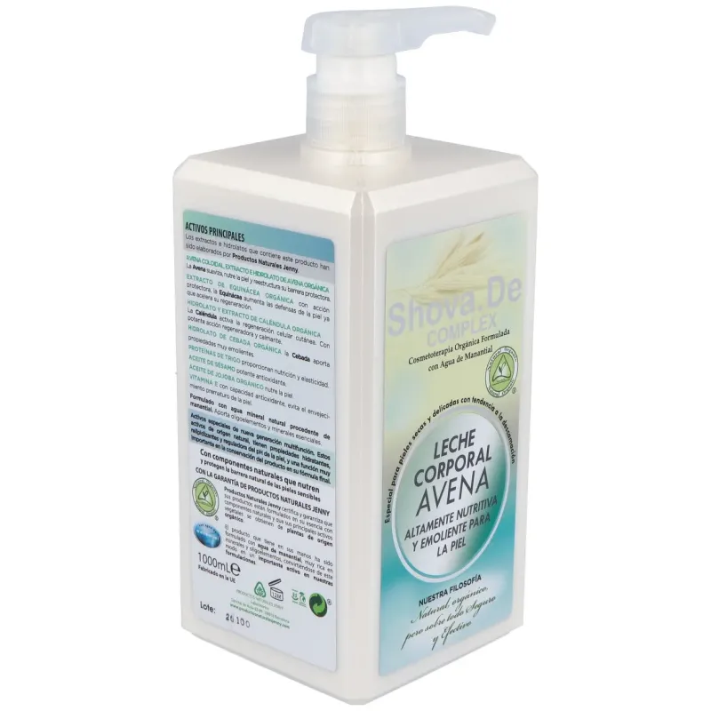 Leche Corporal Avena Shova 1000ml | Farmacia Barata