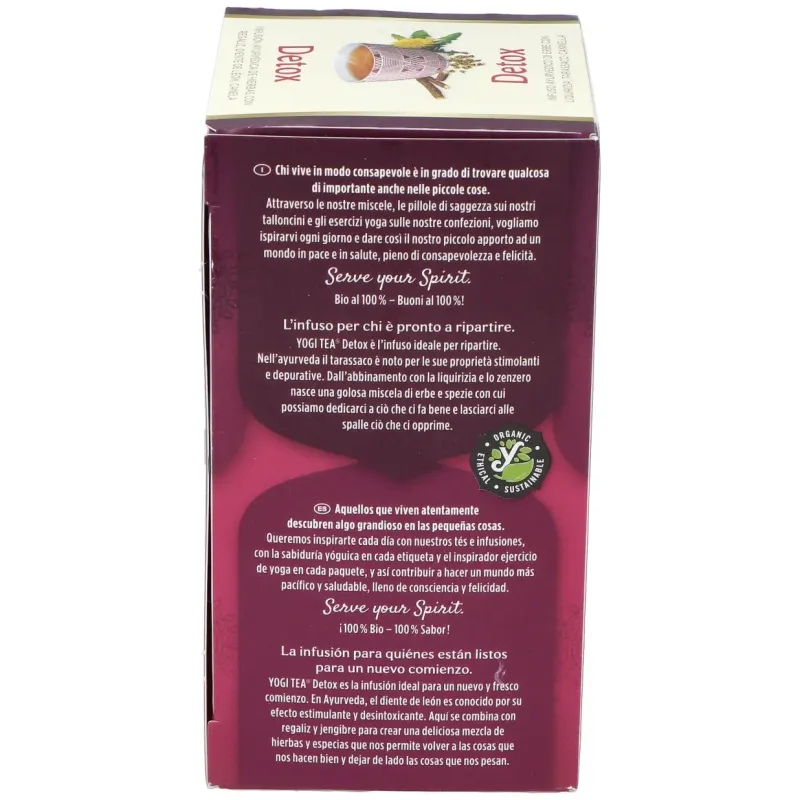 Yogi Tea Detox 17 sobres bio | Farmacia Barata Yogi Tea Detox 17 sobres bio | Farmacia Barata