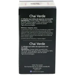 Yogi Tea Chai Verde 17 sobres | Farmacia Barata Yogi Tea Chai Verde 17 sobres | Farmacia Barata