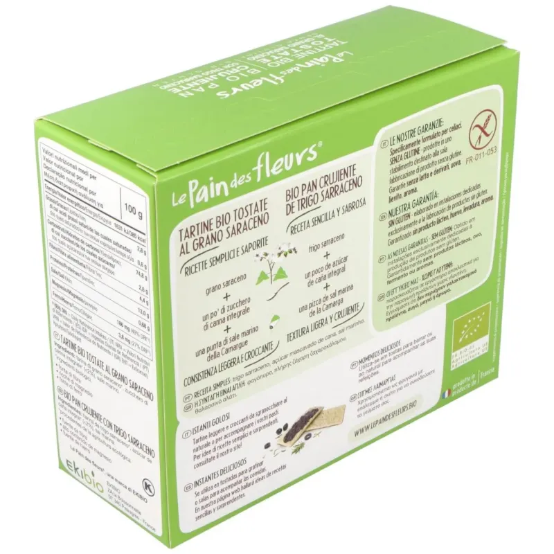 Pan de Fleurs Cracker Trigo Sarraceno 150g | Farmacia Barata