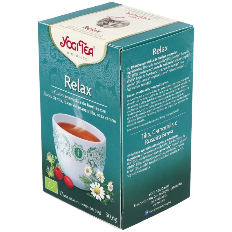 Yogi Tea Relajación 17 sobres Bio | Farmacia Barata Yogi Tea Relajación 17 sobres Bio | Farmacia Barata