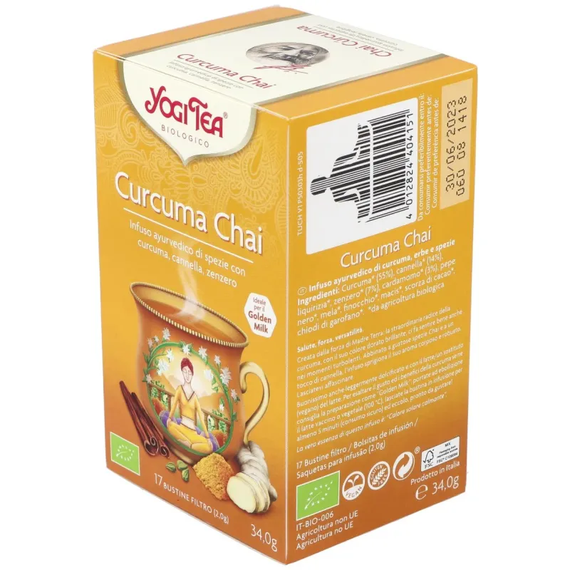 Yogi Tea Chai Cúrcuma | Farmacia Barata Yogi Tea Chai Cúrcuma | Farmacia Barata