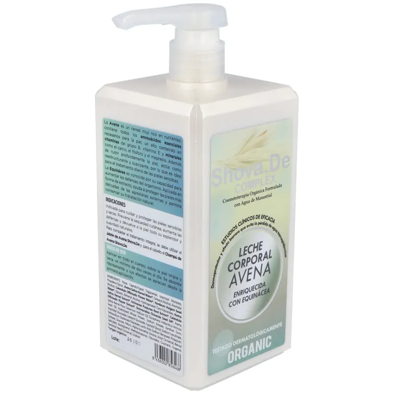 Leche Corporal Avena Shova 1000ml | Farmacia Barata