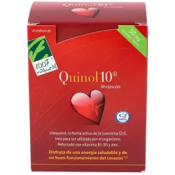 100% natural Quinol10 50mg, 90 cápsulas.