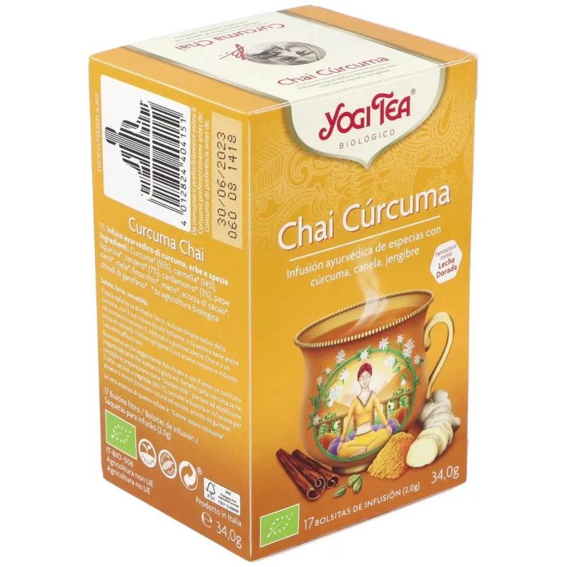 Yogi Tea Chai Cúrcuma | Farmacia Barata Yogi Tea Chai Cúrcuma | Farmacia Barata