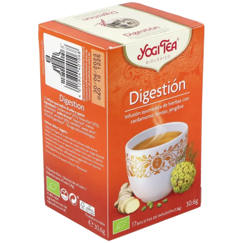 Yogi Tea Digestion 17 sobres | Farmacia Barata Yogi Tea Digestion 17 sobres | Farmacia Barata