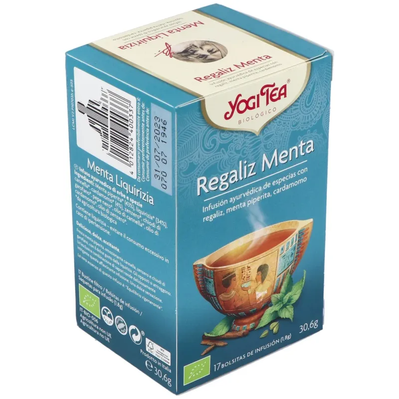 Yogi Tea Regaliz Menta 15 sobres Bio | Farmacia Barata Yogi Tea Regaliz Menta 15 sobres Bio | Farmacia Barata
