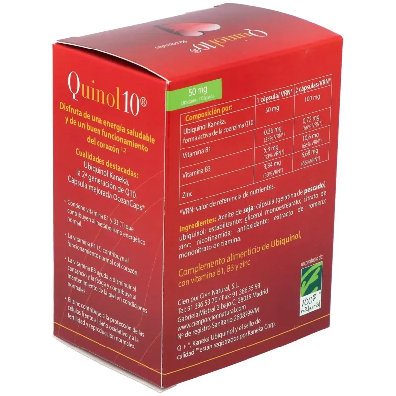 Quinol10 50mg 90 cápsulas | Farmacia Barata Quinol10 50mg 90 cápsulas | Farmacia Barata