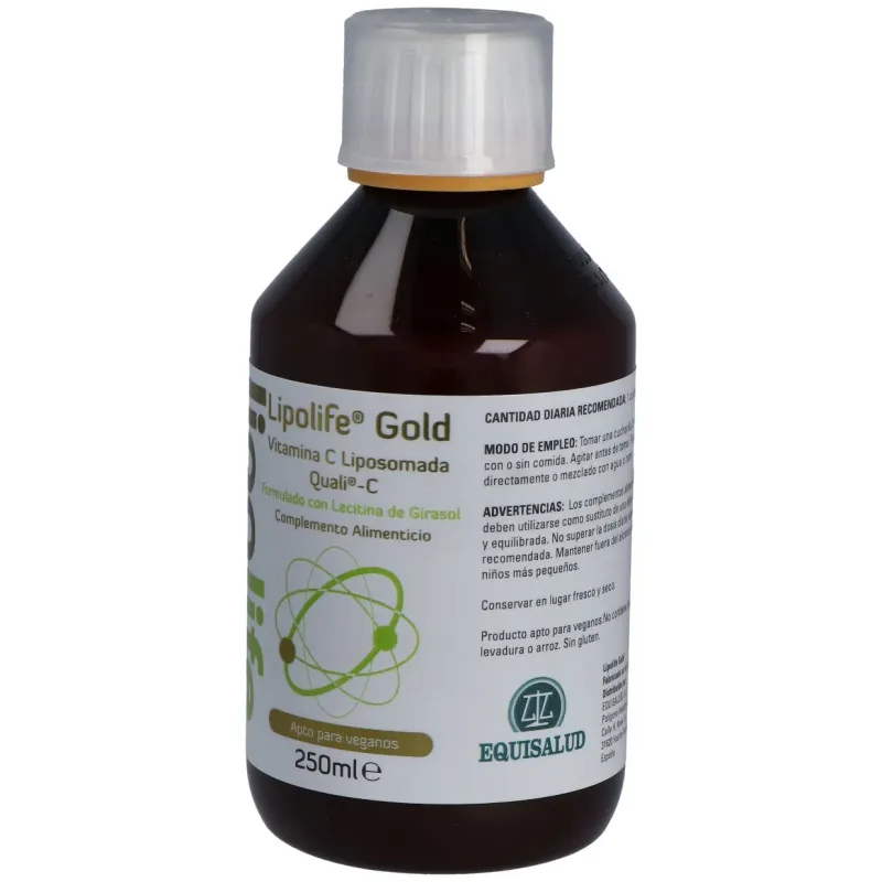 Lipolife Gold Vitamina C 250 ml | Farmacia Barata Lipolife Gold Vitamina C 250 ml | Farmacia Barata