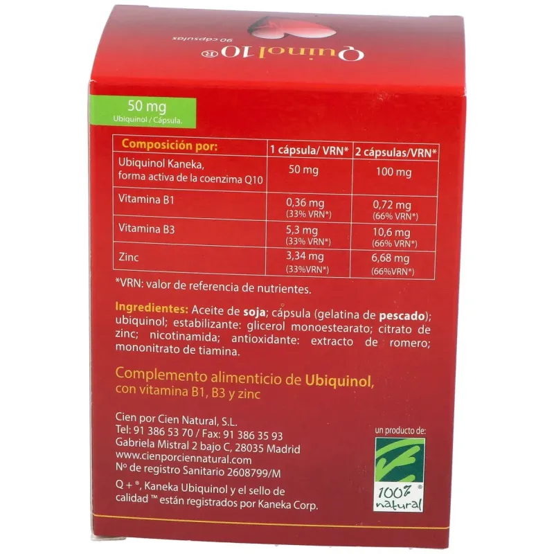 Quinol10 50mg 90 cápsulas | Farmacia Barata Quinol10 50mg 90 cápsulas | Farmacia Barata