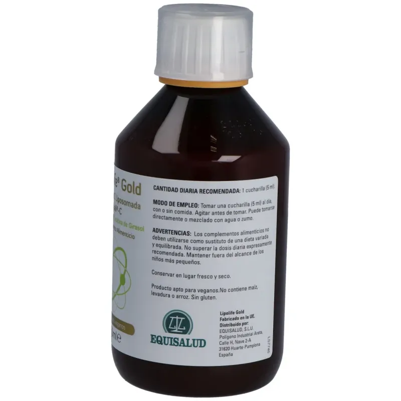 Lipolife Gold Vitamina C 250 ml | Farmacia Barata Lipolife Gold Vitamina C 250 ml | Farmacia Barata
