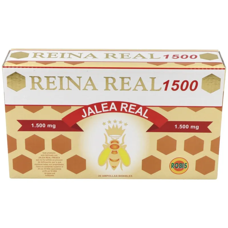 Robis Reina Real 1500mg 20 ampollas | Farmacia Barata Robis Reina Real 1500mg 20 ampollas | Farmacia Barata