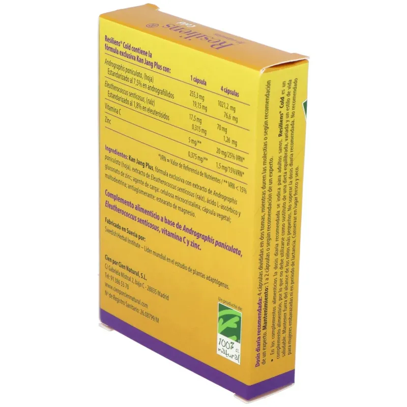 Resiliens Protec 30 cápsulas | Farmacia Barata