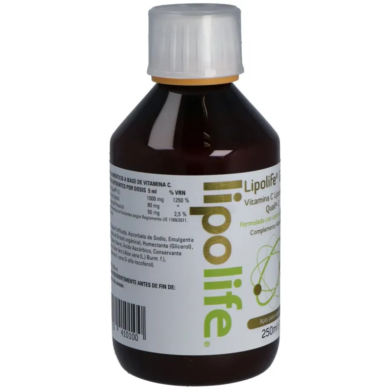 Lipolife Gold Vitamina C 250 ml | Farmacia Barata Lipolife Gold Vitamina C 250 ml | Farmacia Barata