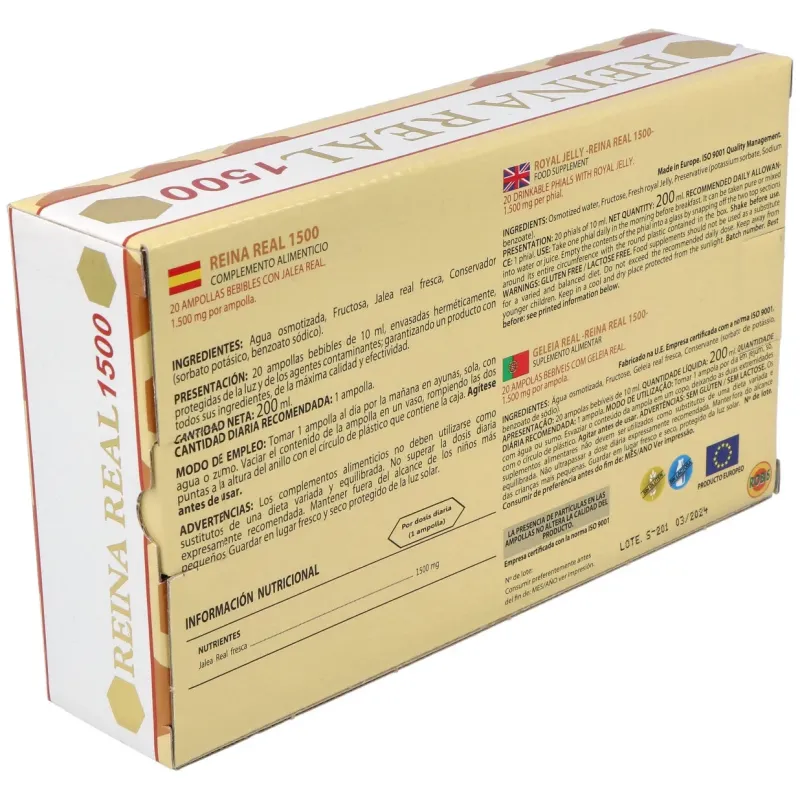 Robis Reina Real 1500mg 20 ampollas | Farmacia Barata Robis Reina Real 1500mg 20 ampollas | Farmacia Barata